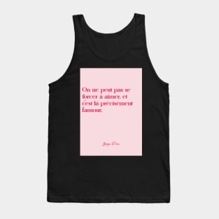 Quotes about love - George Perros Tank Top